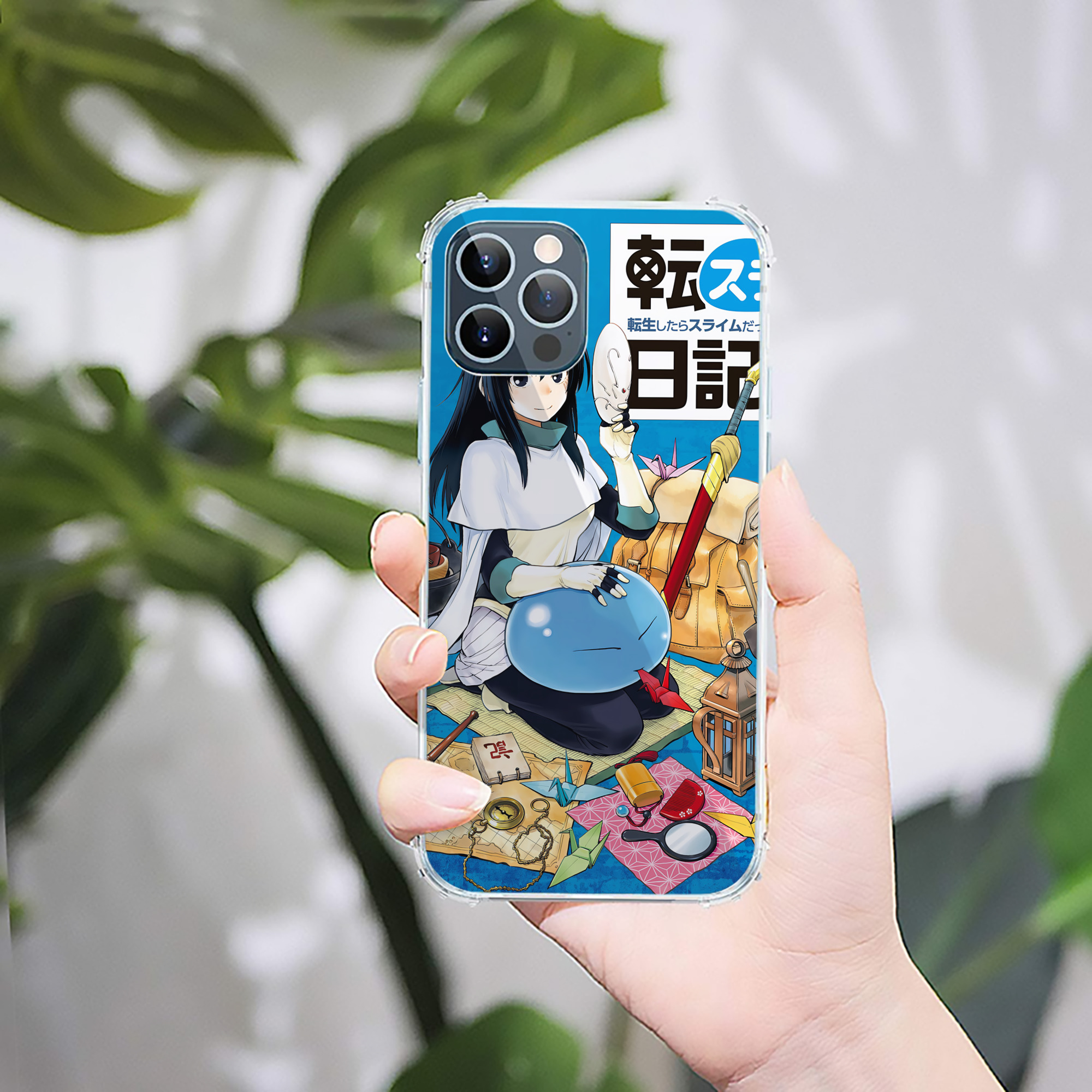 （画像用） 転スラ Regarding Reincarnated to Slime 【iPhone 12シリーズ対応】透明スマホケース（クリアソフトケース）